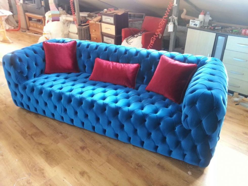 Produktcode: 18787 - Exklusive Chesterfield Sofa Produktion: Maßgeschneiderte Designlösungen Für Jeden Raum