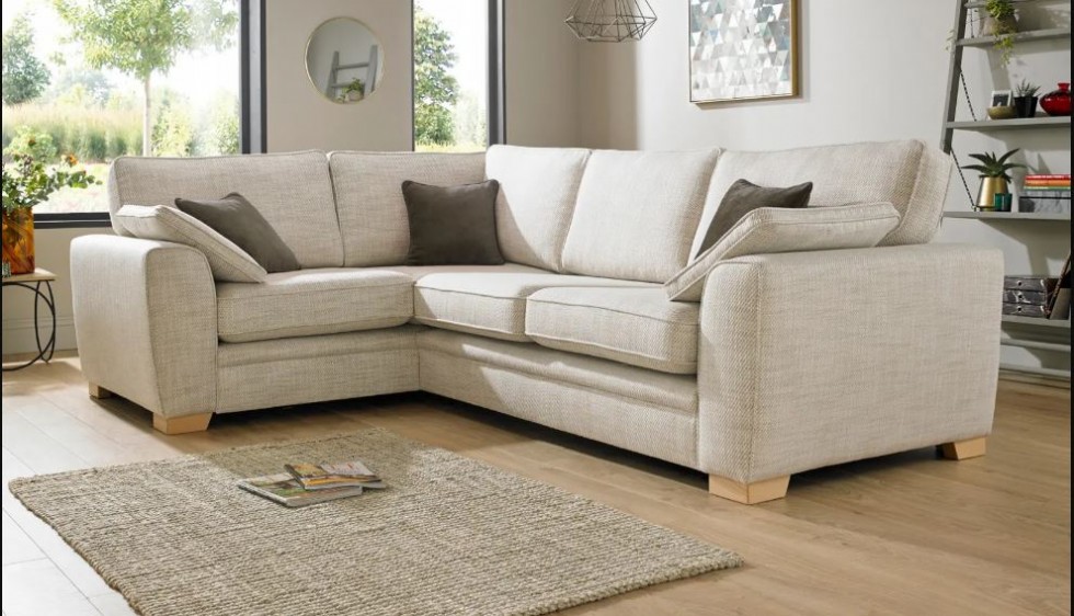 Exklusives Design-ecksofa Mit Hochwertigen Stoffen - Stilvolle Gemütlichkeit