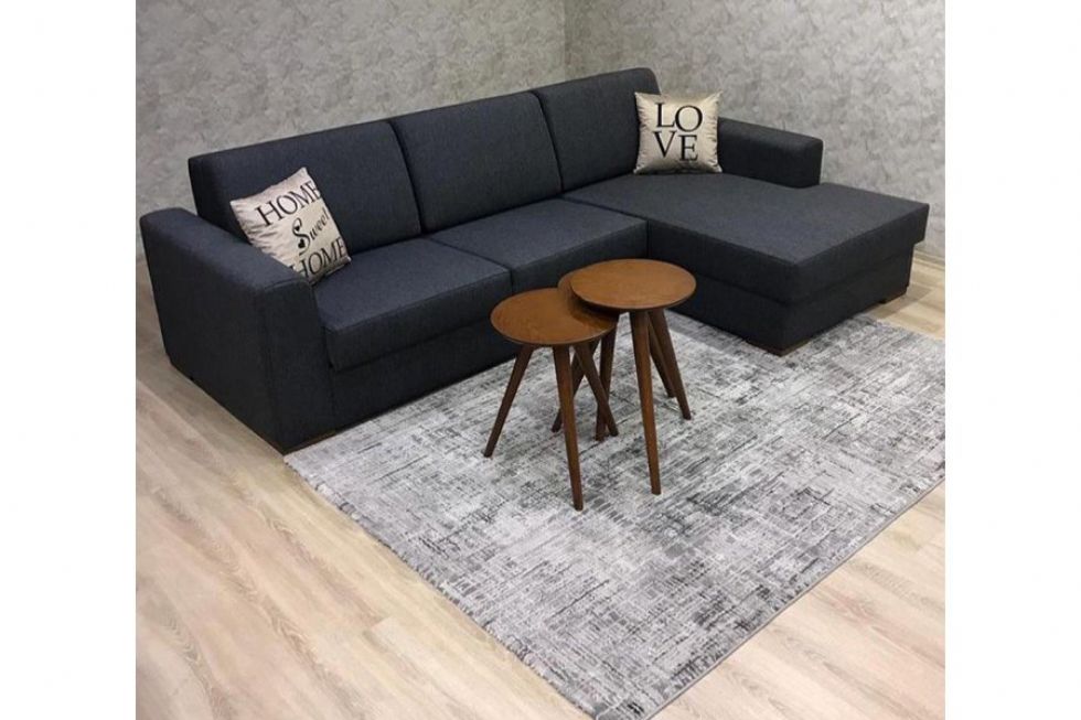 Produktcode: 18965 - Skandinavisches Ecksofa Mit Ausziehbarem Bettkasten - Zusätzlicher Stauraum Für Decken Und Kissen